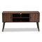 Baxton Studio Alard Mid-Century Walnut Brown Finished 2-Door Wood TV Stand 159-9850 - alternate 6